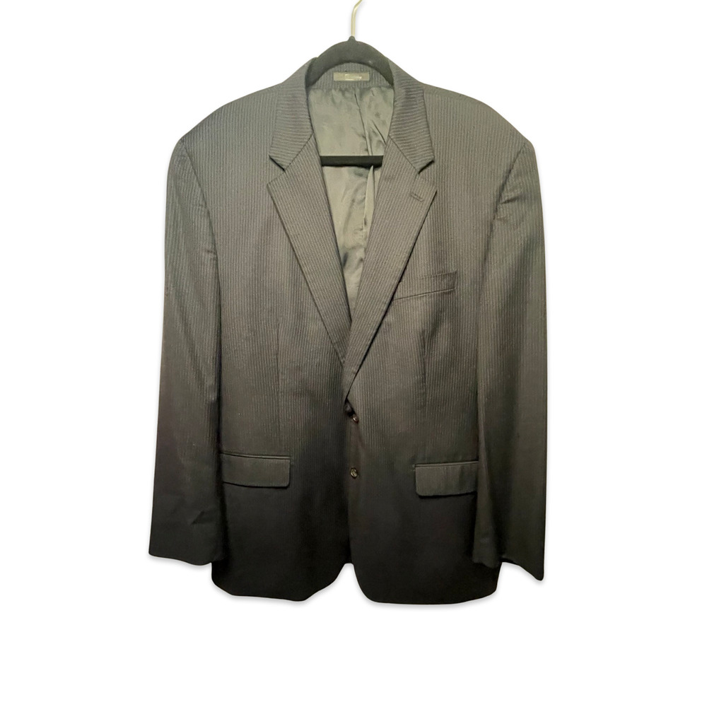 Lauren Ralph Lauren Men Blue/White Pinstripe Sportscoat size L46